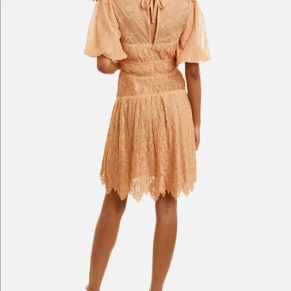 Jonathan Simkhai Bristol Mini Dress Bristol Mini Dress In Butterscotch - Picture 14 of 16